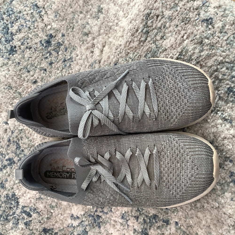 Skechers air cooled memory foam slip ons